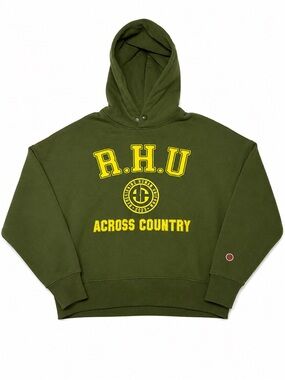 Zara x Rhuigi Villaseñor Hoodie Small Green RHU Across Country Redesigning Human